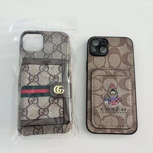 iPhone 15 Plus Leather Case Set of 2